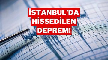 İstanbul'da 3.8 Büyüklüğünde Deprem Meydana Geldi