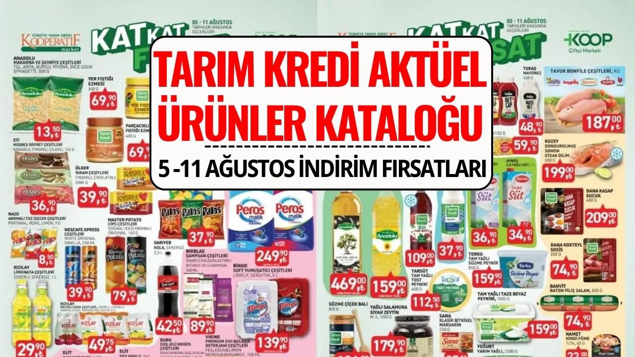 Tarım Kredi Market 5-11 Ağustos 2025 Aktüel Ürünler Kataloğu