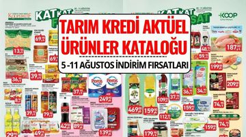 Tarım Kredi Market 5-11 Ağustos 2025 Aktüel Ürünler Kataloğu