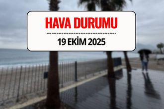 19 Ekim 2025 Hava Durumu | Meteoroloji Uyardı: İstanbul ve 36 İl İçin Sağanak Yağış Bekleniyor