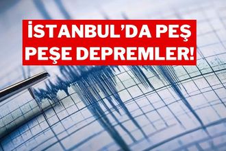İstanbul Açıklarında Peş Peşe Depremler: En Büyüğü 4.3!
