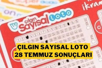 Çılgın Sayısal Loto Sonuçları Açıklandı: 28 Temmuz 2025 Çekilişinde 482 Milyon TL Devretti!