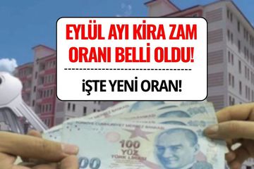 Eylül Ayı Kira Artış Oranı Belli Oldu! İşte TÜFE’ye Göre Kira Zammı
