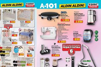 A101'de Bu Hafta Hangi Ürünler İndirimde? 12 Şubat Aktüel Kataloğu