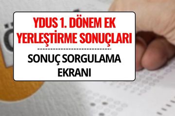 YDUS 1. Dönem Ek Yerleştirme Sonuçları Açıklandı! ÖSYM Sorgulama Ekranı