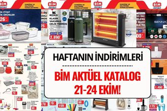 BİM 21-24 Ekim 2025 Aktüel Ürünler Kataloğu: Bu Hafta İndirimde Neler Var?