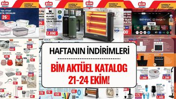 BİM 21-24 Ekim 2025 Aktüel Ürünler Kataloğu: Bu Hafta İndirimde Neler Var?