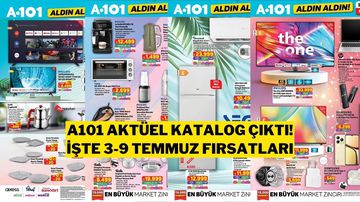 A101 3-9 Temmuz 2025 Aktüel Ürünler: Elektronikten Mobilyaya Müthiş Fırsatlar!