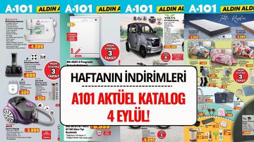 A101 4 Eylül 2025 Aktüel Katalog: Bu Hafta Hangi Ürünler İndirimde?