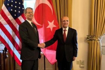 Mehmet Şimşek, ABD Hazine Bakanı Bessent ile Görüştü