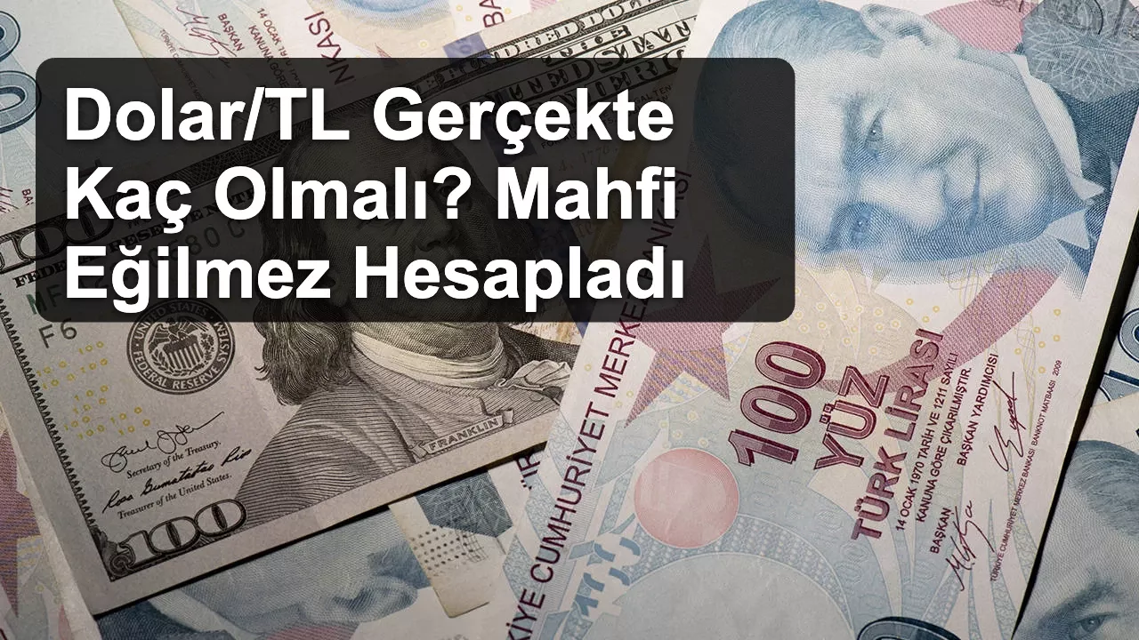 Dolar/TL Gerçekte Kaç Olmalı? Mahfi Eğilmez Hesapladı