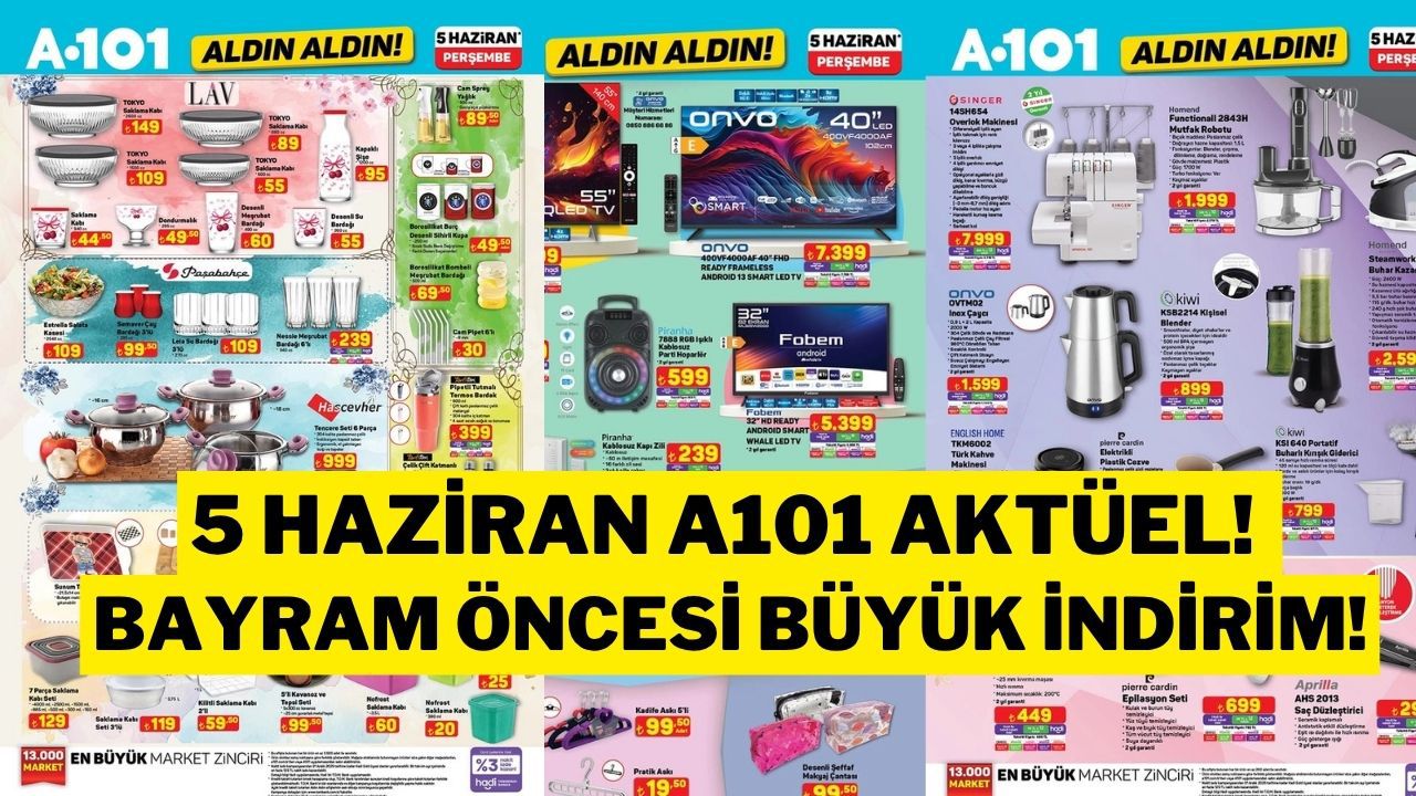 5 Haziran A101 Aktüel Ürünleri: A101 Kataloğunda Bu Hafta Neler Var?