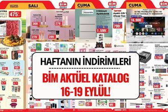 BİM 16-19 Eylül 2025 Aktüel Kataloğu: Bu Hafta Hangi Ürünler İndirimde?