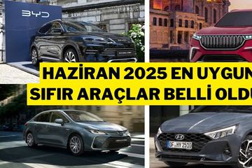 Haziran 2025 Sıfır Otomobil Fiyatları Açıklandı: En Ucuz Modeller ve Güncel Listeler
