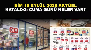 BİM 18 Eylül 2026 Aktüel Katalog: Cuma Günü Neler Var?