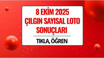 8 Ekim 2025 Çılgın Sayısal Loto Sonuçları Açıklandı: 237 Milyon TL Devretti!