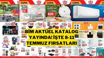 BİM Aktüel 8-11 Temmuz 2025 Kataloğu: Haftanın Fırsatları!