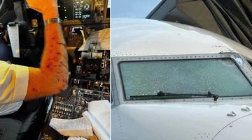 Yolcu Uçağına Meteor Çarptı: Kokpit Parçalandı, Pilot Yaralandı!