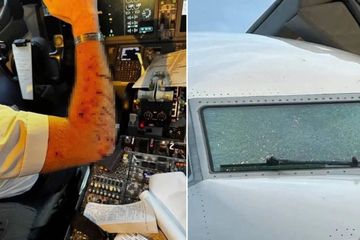 Yolcu Uçağına Meteor Çarptı: Kokpit Parçalandı, Pilot Yaralandı!