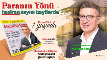 Paranın Yönü Dergisinin Haziran Sayısı Bayilerde!