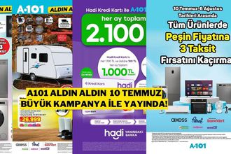 A101 Aktüel 10 Temmuz 2025: Peşin Fiyatına 3 Taksit Fırsatı