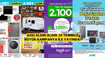 A101 Aktüel 10 Temmuz 2025: Peşin Fiyatına 3 Taksit Fırsatı