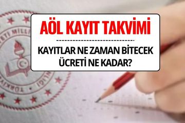 AÖL Kayıt Takvimi 2025: Açık Öğretim Lisesi Kayıtları Ne Zaman Bitecek, Ücreti Ne Kadar?