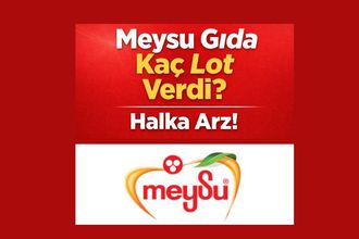 Meysu Gıda Halka Arz Sonuçları Açıklandı: Kaç Lot Verdi?