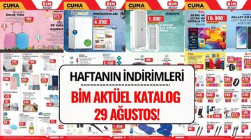 BİM Aktüel Katalog 29 Ağustos 2025: İndirimli Ürünler Listesi ve Fiyatlar