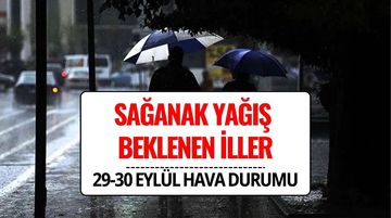 Balkanlar Üzerinden Gelen Serin Hava Etkili Oluyor! Meteoroloji Uyardı: İşte Sağanak Yağış Beklenen İller