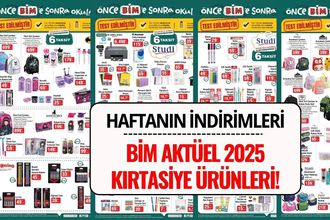 BİM Aktüel Ürünler 2025 Kırtasiye Kataloğu Yayınlandı!