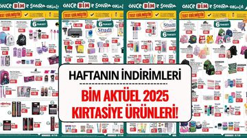 BİM Aktüel Ürünler 2025 Kırtasiye Kataloğu Yayınlandı!