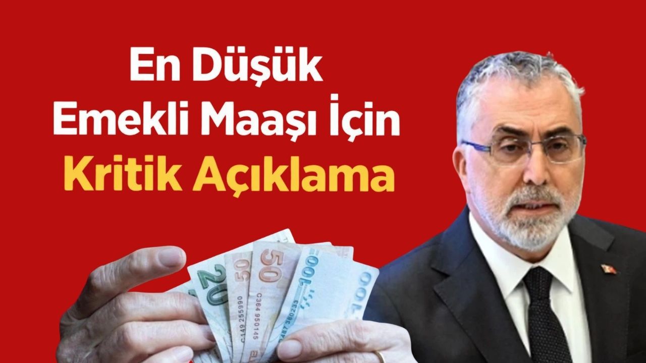 En Düşük Emekli Maaşı İçin Kritik Açıklama: "Ortak Neticeye Ulaşıldı"