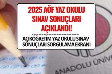 AÖF Yaz Okulu Sınav Sonuçları Açıklandı! İşte 2025 Açıköğretim Öğrenci Girişi