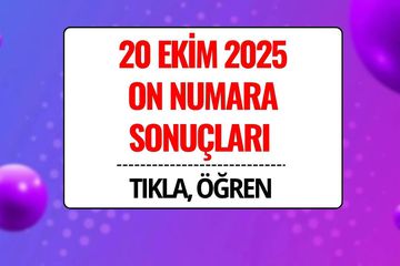20 Ekim 2025 On Numara Sonuçları Açıklandı: Büyük İkramiye 3 Milyon TL Devretti!