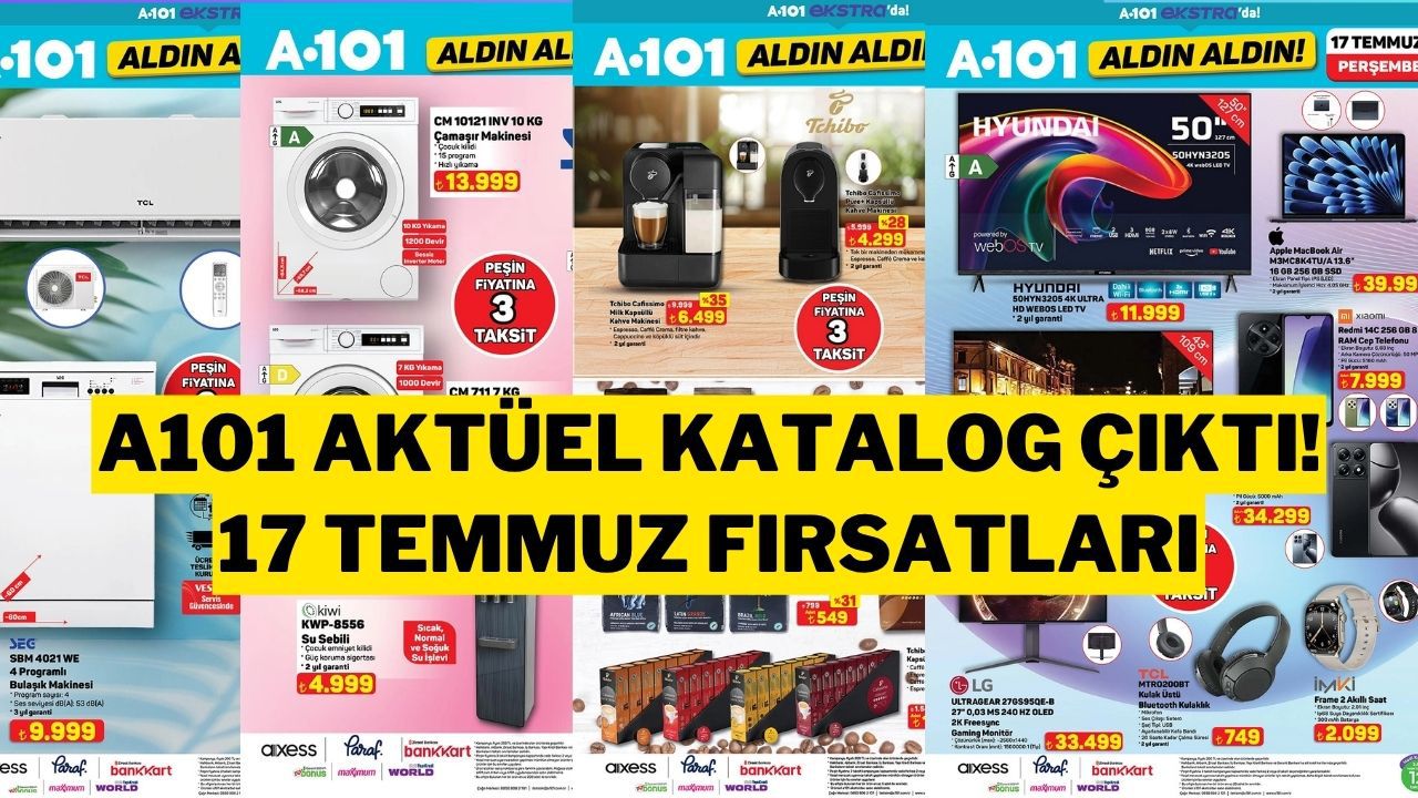 A101 Aktüel Kataloğu Yayında:17 Temmuz 2025 Fırsatları