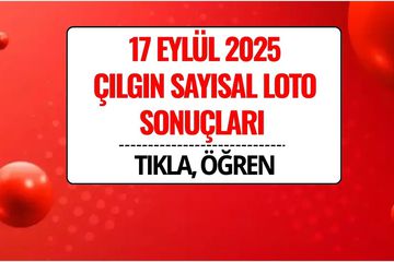 17 Eylül 2025 Çılgın Sayısal Loto Sonuçları Açıklandı: 181 Milyon TL Devretti!