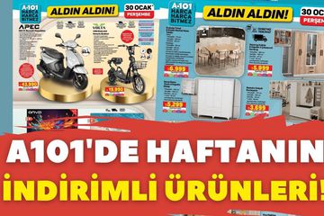 A101 Aktüel Ürünler Kataloğu 30 Ocak 2025: İndirimli Ürünler ve Fiyatlar