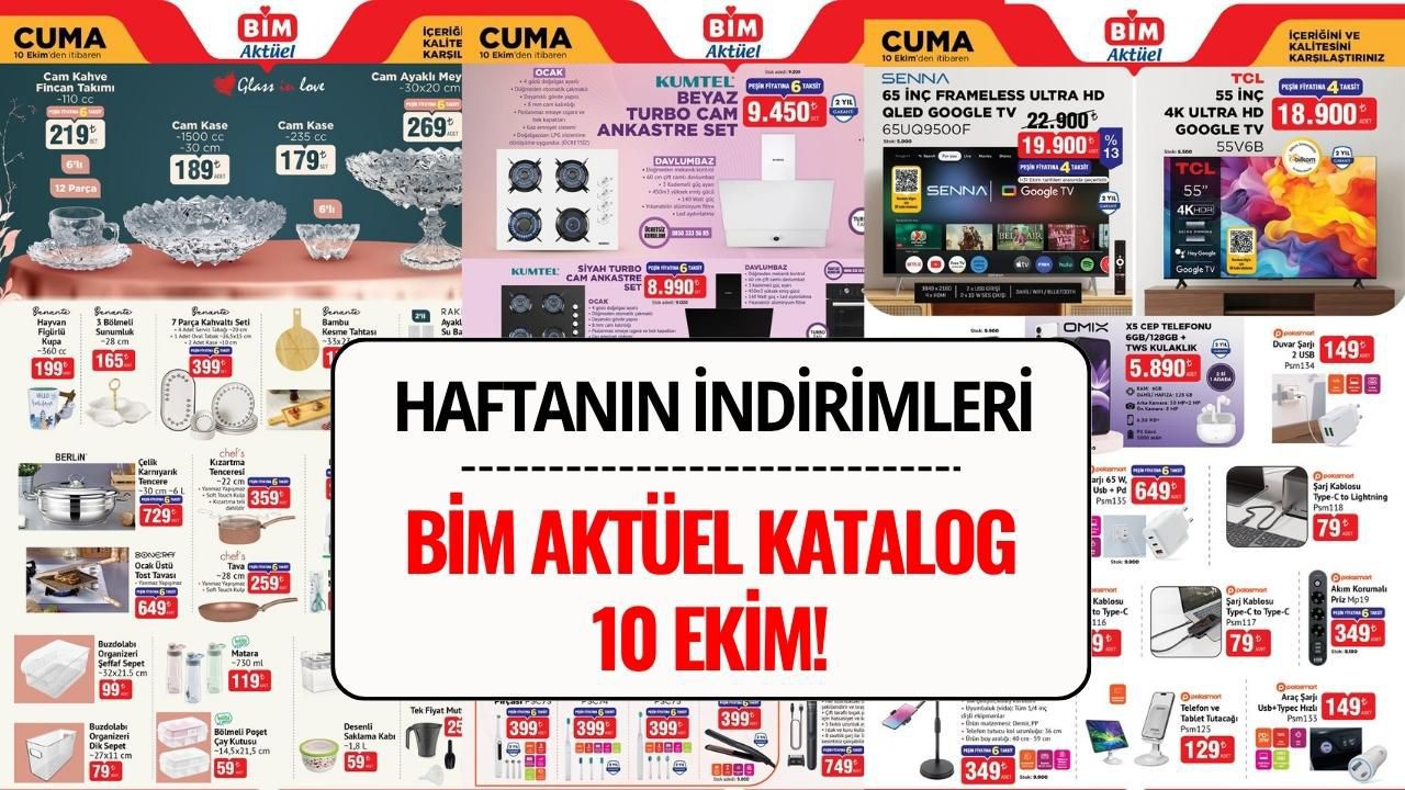 BİM 10 Ekim 2025 Aktüel Ürünler Kataloğu: Bu Hafta Hangi Ürünler İndirimde?