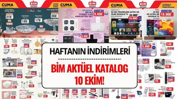 BİM 10 Ekim 2025 Aktüel Ürünler Kataloğu: Bu Hafta Hangi Ürünler İndirimde?