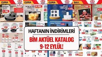 BİM 9-12 Eylül 2025 Aktüel Ürünler Kataloğu: Bim’de Okul Haftası
