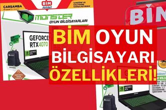 5 Şubat BİM Aktüel Katalogları: BİM'e Monster Tulpar ve Abra Oyun Bilgisayarı Geliyor!