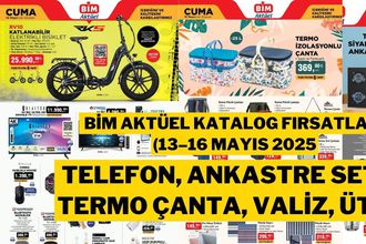 BİM Aktüel Katalog Yayında: 13–16 Mayıs 2025 BİM’de Bu Hafta Fırsatlarla Dolu