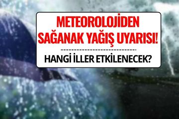 Meteoroloji Uyardı: Kuzeybatıda Gök Gürültülü Sağanak Geliyor