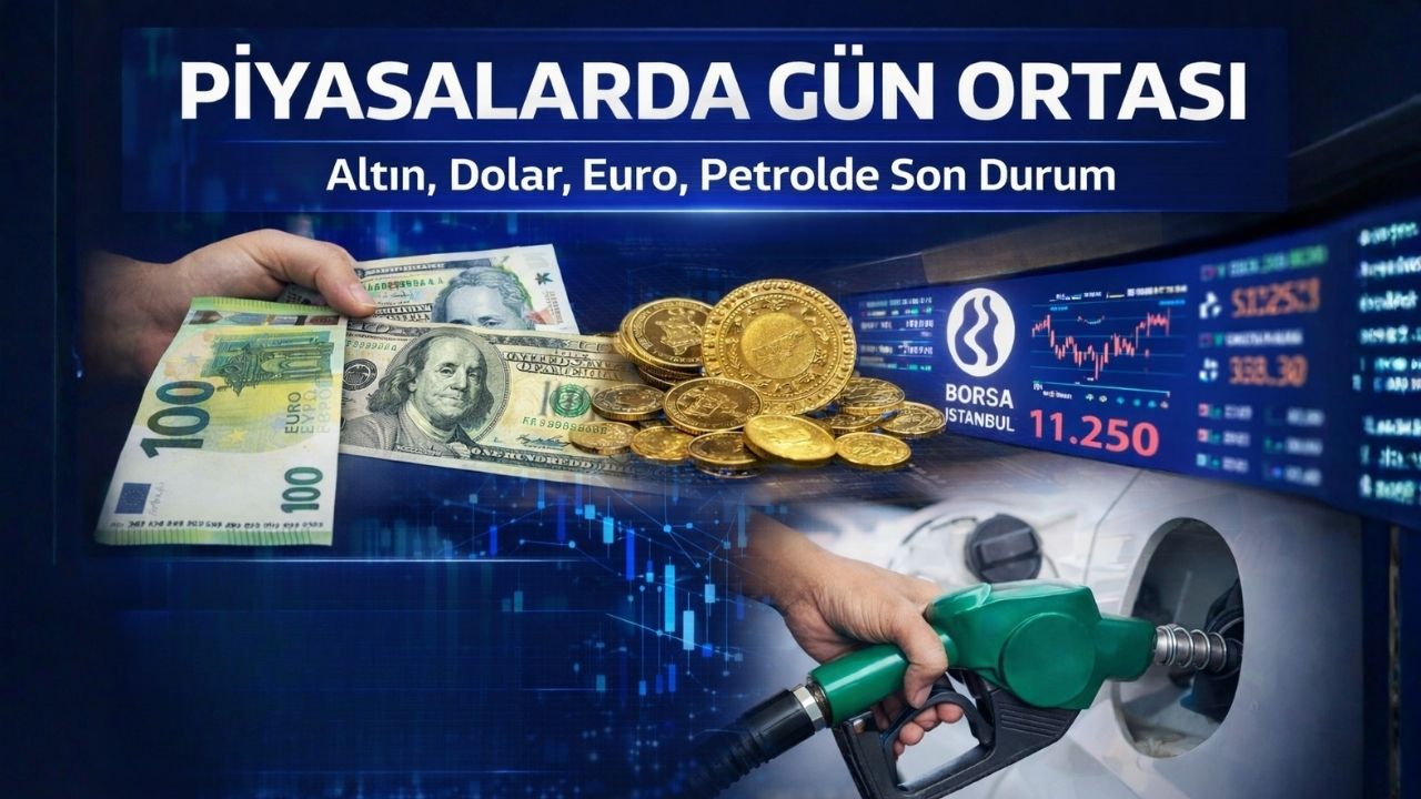 Piyasalarda Gün Ortası: Altın, Dolar, Euro, Petrolde Son Durum (31.12.2025)