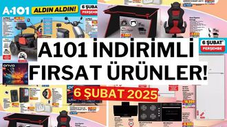 A101 6 Şubat 2025 Aktüel Kataloğu Yayınlandı: Bu Hafta Perşembe Günü İndirimde Hangi Ürünler Var?