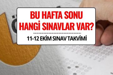 Bu Hafta Sonu Ne Sınavı Var? 11-12 Ekim 2025 ÖSYM Sınav Takvimi