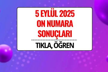 On Numara 5 Eylül 2025 Sonuçları Açıklandı: Büyük İkramiye Sahibini Buldu!