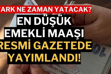 En Düşük Emekli Maaşı Resmi Gazete'de Yayımlandı: Emekli Maaşı Farkı Ne Kadar, Ne Zaman Yatacak?