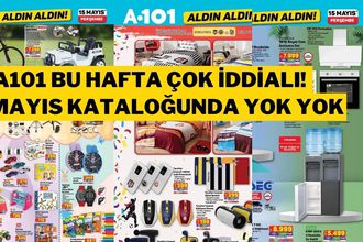 A101 15 Mayıs 2025 Aktüel Katalog Yayında: Teknoloji, Beyaz Eşya ve Ev Ürünlerinde Kaçırılmayacak İndirimler!